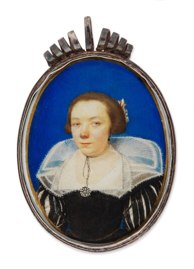 View full screen - View 1 of Lot 519. Portrait of a lady, circa 1630.