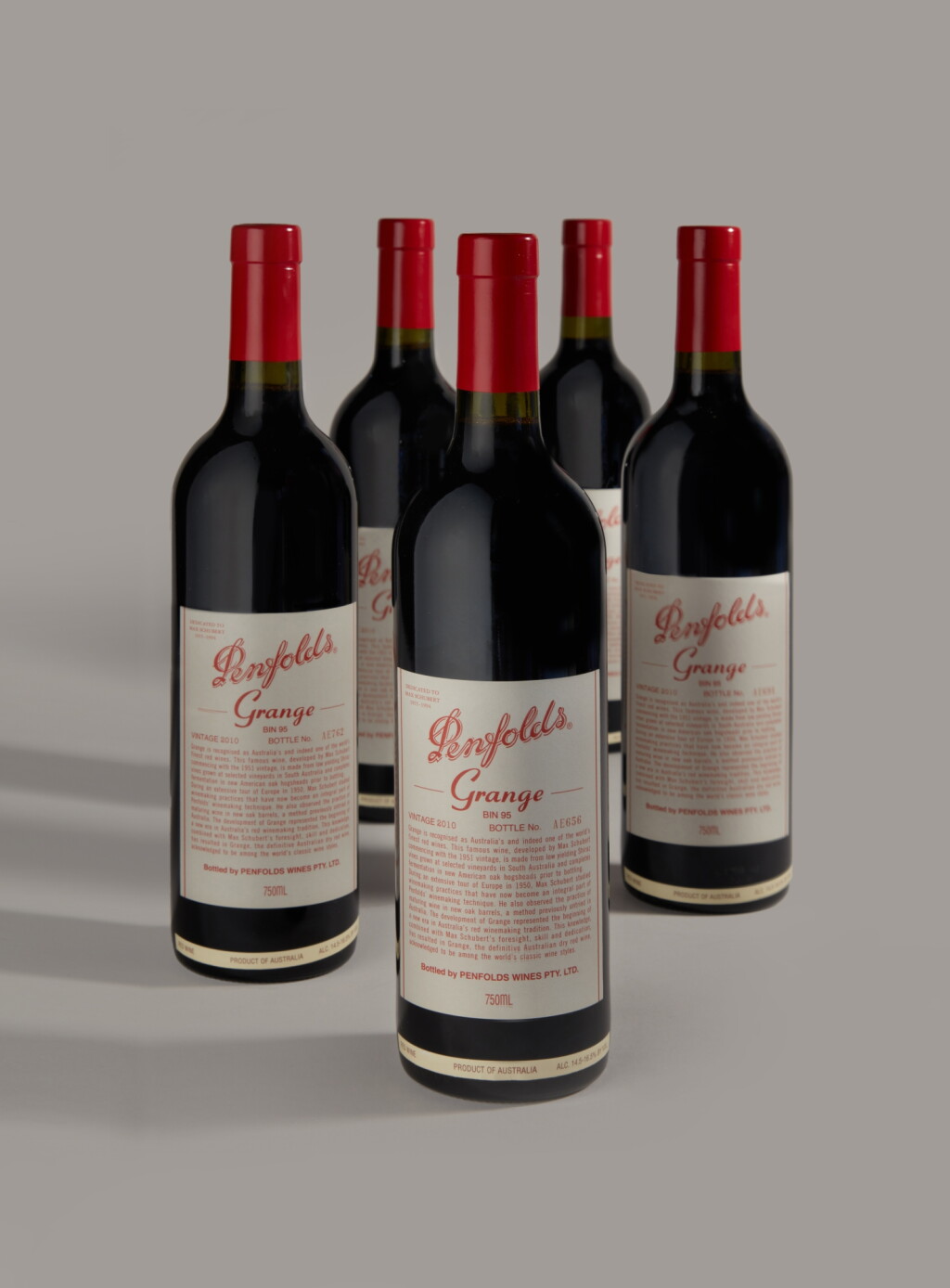 View full screen - View 1 of Lot 895. Penfolds Grange 2010 (6 BT).