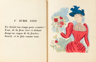 View full screen - View 1 of Lot 417. Réunion de 8 ouvrages reliés illustrés par Beardsley, Dufy, V.Hugo, Laboureur, etc..