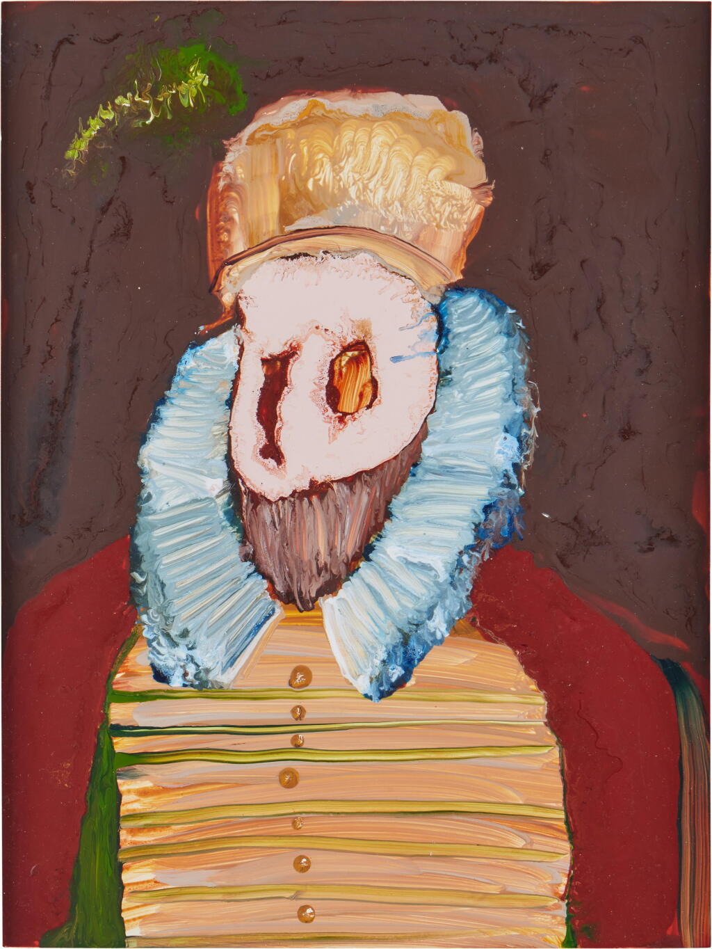 View full screen - View 1 of Lot 442. Gentleman with a Green Feather.