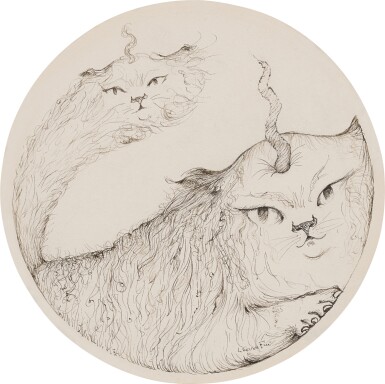 View full screen - View 1 of Lot 449. Étude pour Dieu (Les Étrangers).