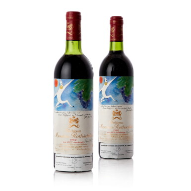 View full screen - View 1 of Lot 9484. Château Mouton Rothschild 1982 (12 BT).