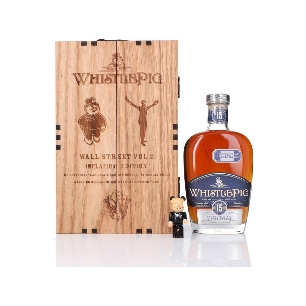 View full screen - View 1 of Lot 258. WhistlePig 15 Year Old Estate Oak Rye 102.1 Proof NV (1 BT 75cl).