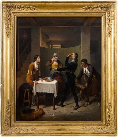 View full screen - View 1 of Lot 56. Tavern scene.