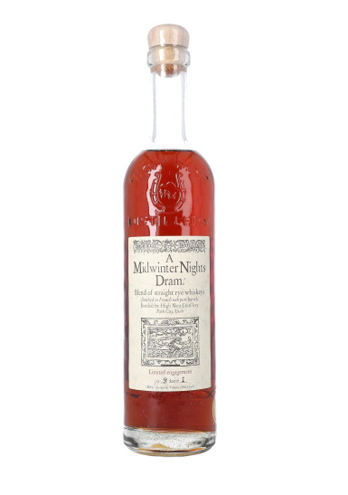 View full screen - View 1 of Lot 569. High West A Midwinter Nights Dram Act 9 Rye 98.6 proof NV (1 BT75).