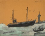 Steamships Entering and Leaving Harbour