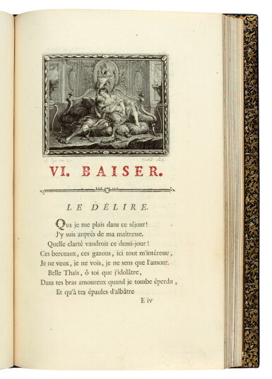 View full screen - View 1 of Lot 108. Dorat, Les Baisers, précédés du mois de Mai, poëme. The Hague and Paris, 1770.