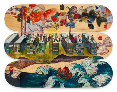 View full screen - View 1 of Lot 1. VIVIAN HO 何博欣 | WE GO BEYOND - OVER THE MOUNTAIN AND ACROSS THE SEA 上山下海行更遠.