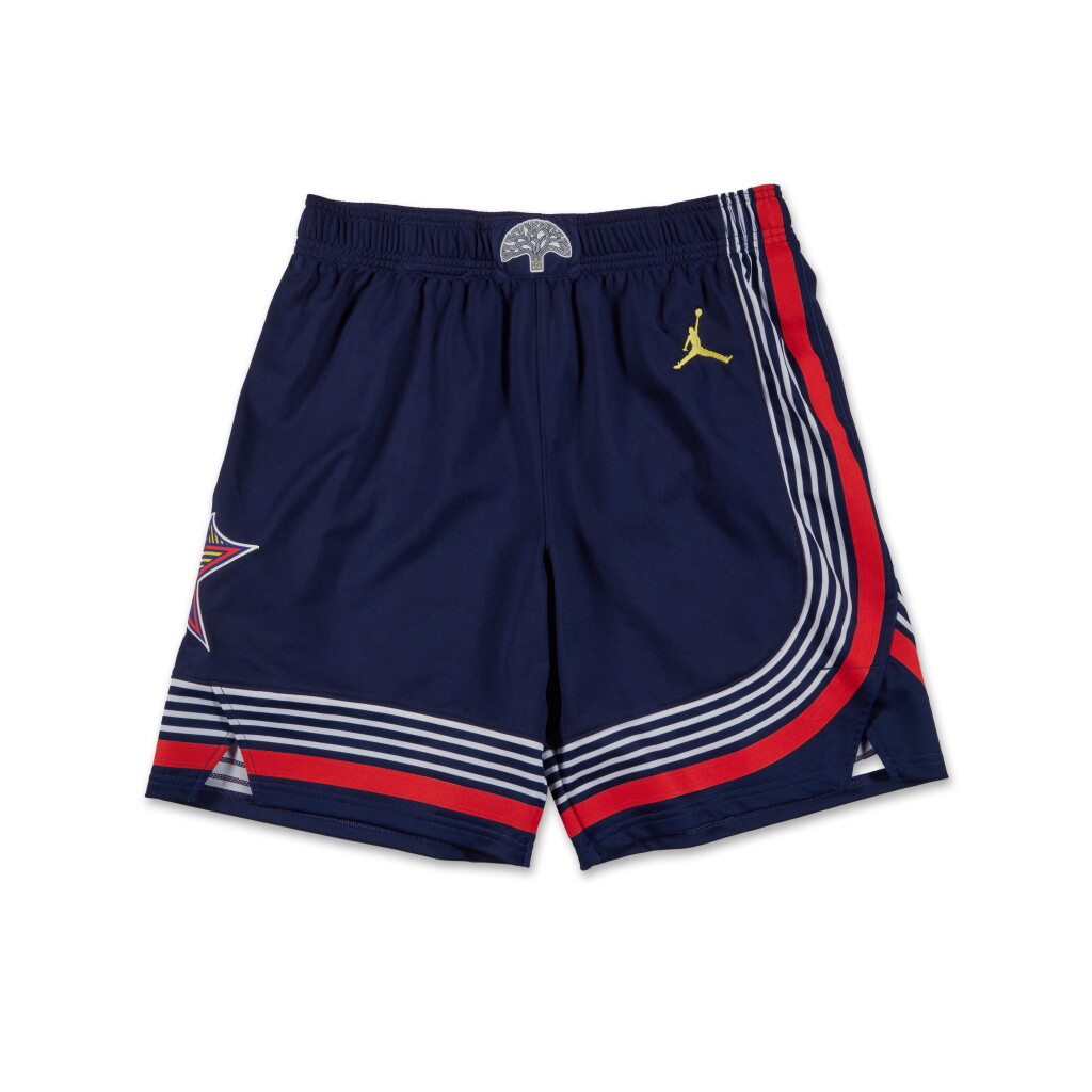 View full screen - View 1 of Lot 125. Cade Cunningham Game Worn ‘NBA All-Star Game’ Shorts | All-Star Game Debut.