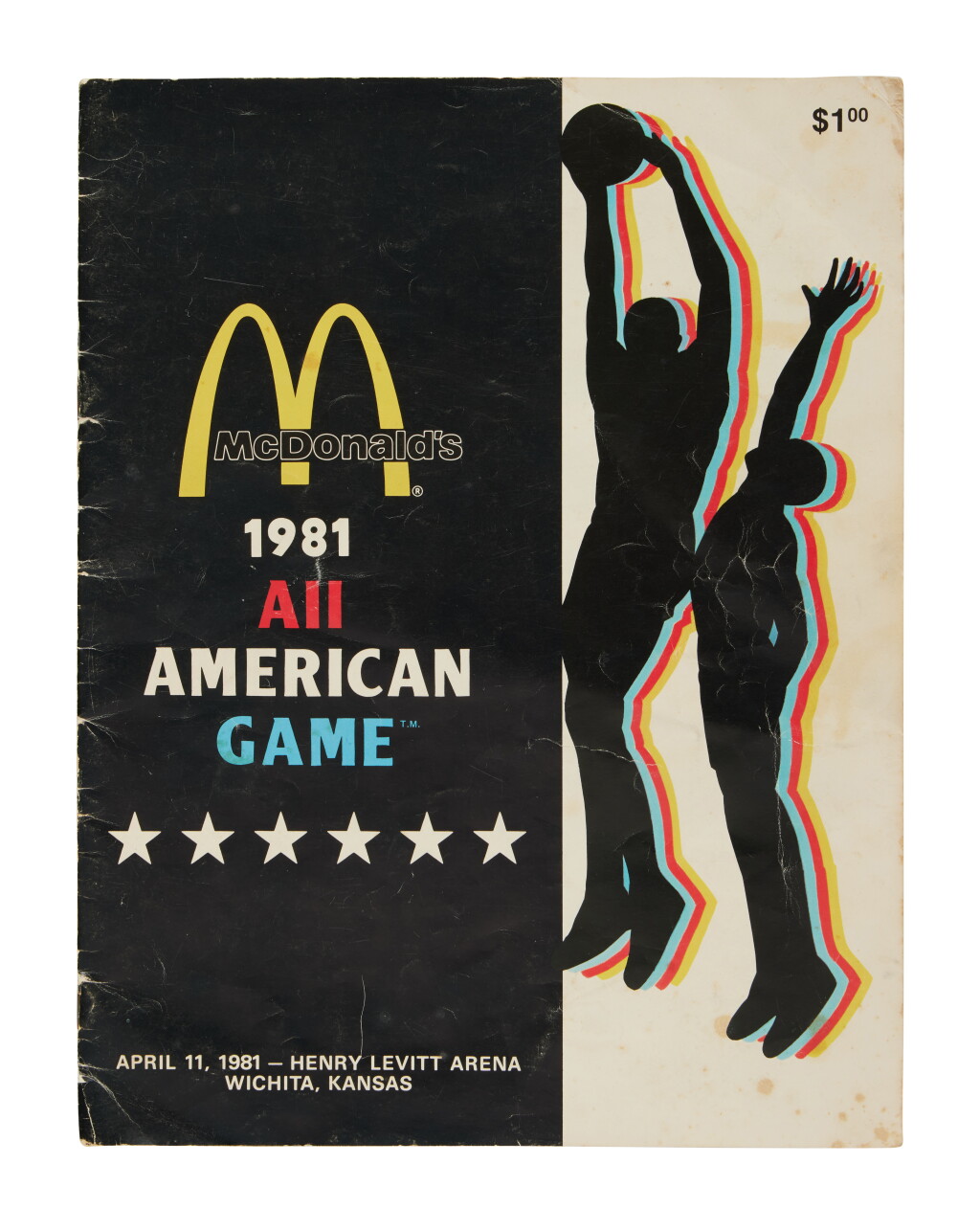 View full screen - View 1 of Lot 5. Michael Jordan Signed 1981 McDonald’s All-American Program.