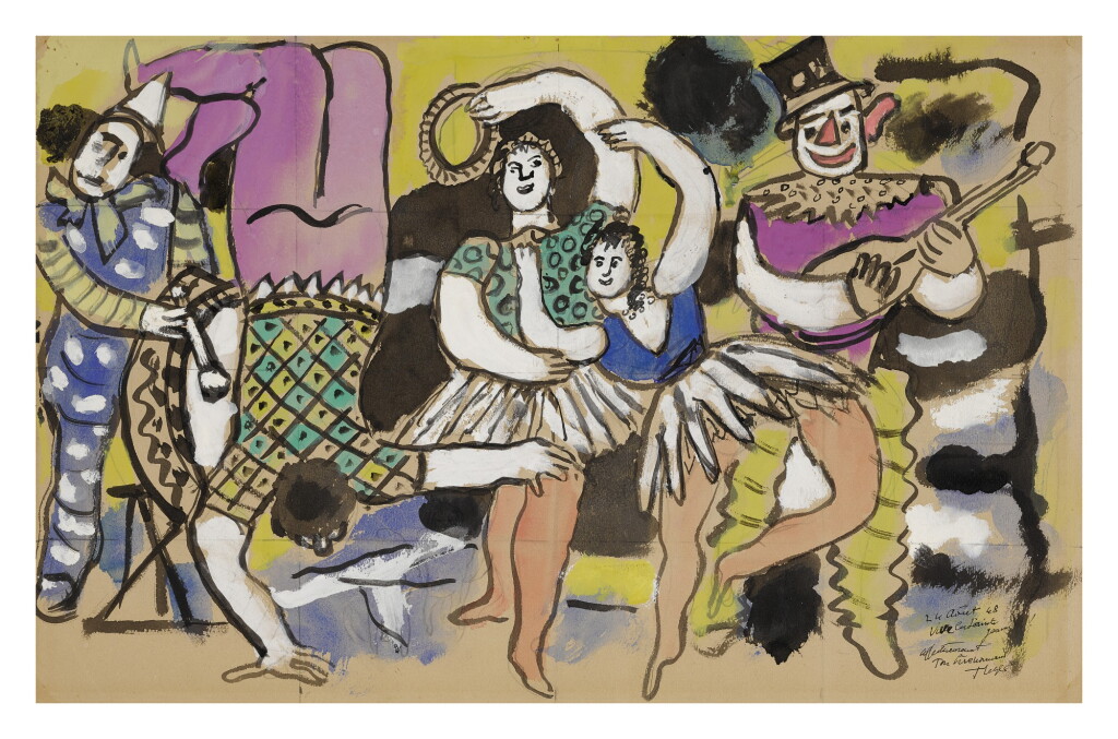 View full screen - View 1 of Lot 33. FERNAND LÉGER | ÉTUDE POUR "LA GRANDE PARADE".