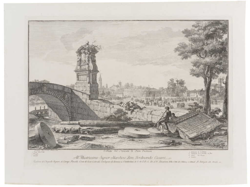 View full screen - View 1 of Lot 246. Aspari, serie completa di 16 tavole incise al bulino e all'acquaforte, Milano, 1786-1792.