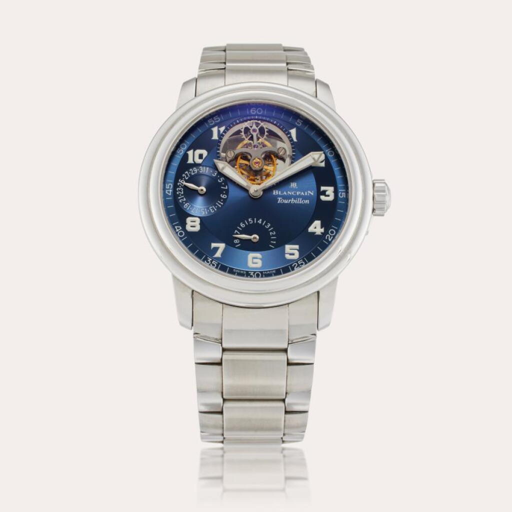 View full screen - View 1 of Lot 248. Reference 2125M-1130-71 Léman Tourbillon | A stainless steel flying tourbillon automatic wristwatch with date and 8-day power reserve indication, Circa 2000.