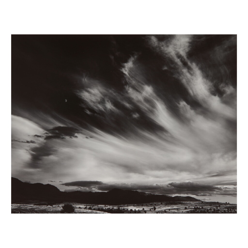 View full screen - View 1 of Lot 106. ANSEL ADAMS | 'MOON AND CLOUDS, NORTHERN CALIFORNIA'.