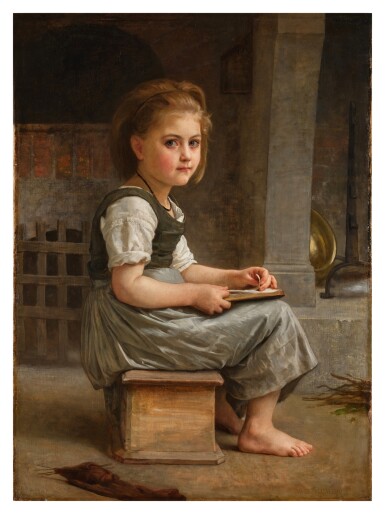 View full screen - View 1 of Lot 212. La petite écolière (The Little Schoolgirl).
