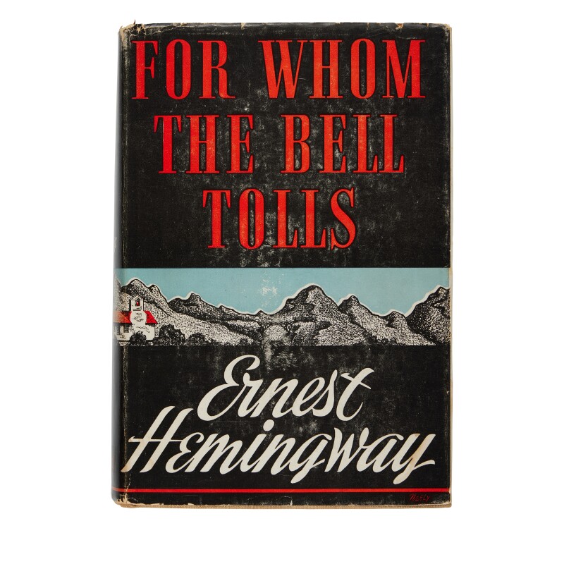 Ernest Hemingway Vintage For Whom The Bell Tolls Dust Jacket Available