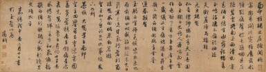 View full screen - View 1 of Lot 2599. Wen Zhengming 1470 - 1559 文徵明 | Poems in running script 行書詩四首.