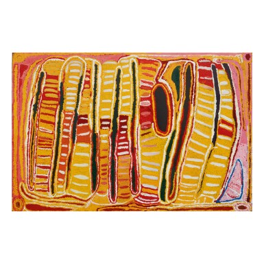 View full screen - View 1 of Lot 19. EUBENA NAMPITJIN | NEAR JUPITER WELL IN THE GREAT SANDY DESERT, W.A..