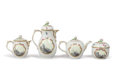 View full screen - View 1 of Lot 36. A Berlin Part-Tea Service, Circa 1775.