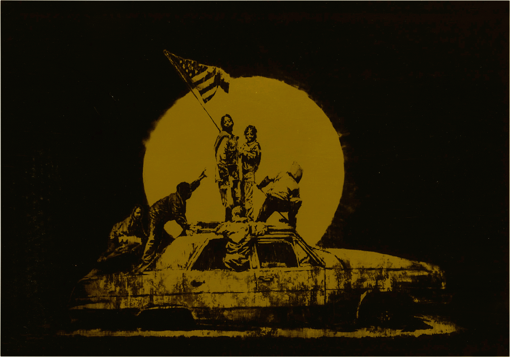 View full screen - View 1 of Lot 465. Gold Flag.