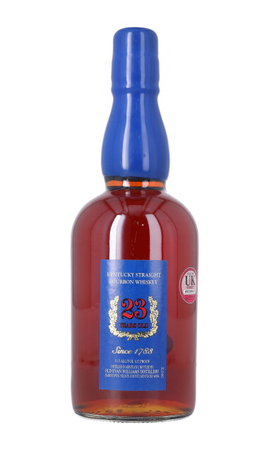 View full screen - View 1 of Lot 654. Evan Williams 23 Year Old 107 proof NV (1 BT75).