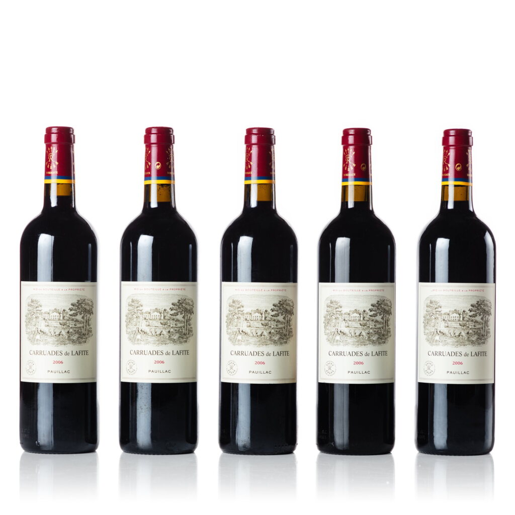 View full screen - View 1 of Lot 33. Carruades de Lafite 2006 (5 BT).