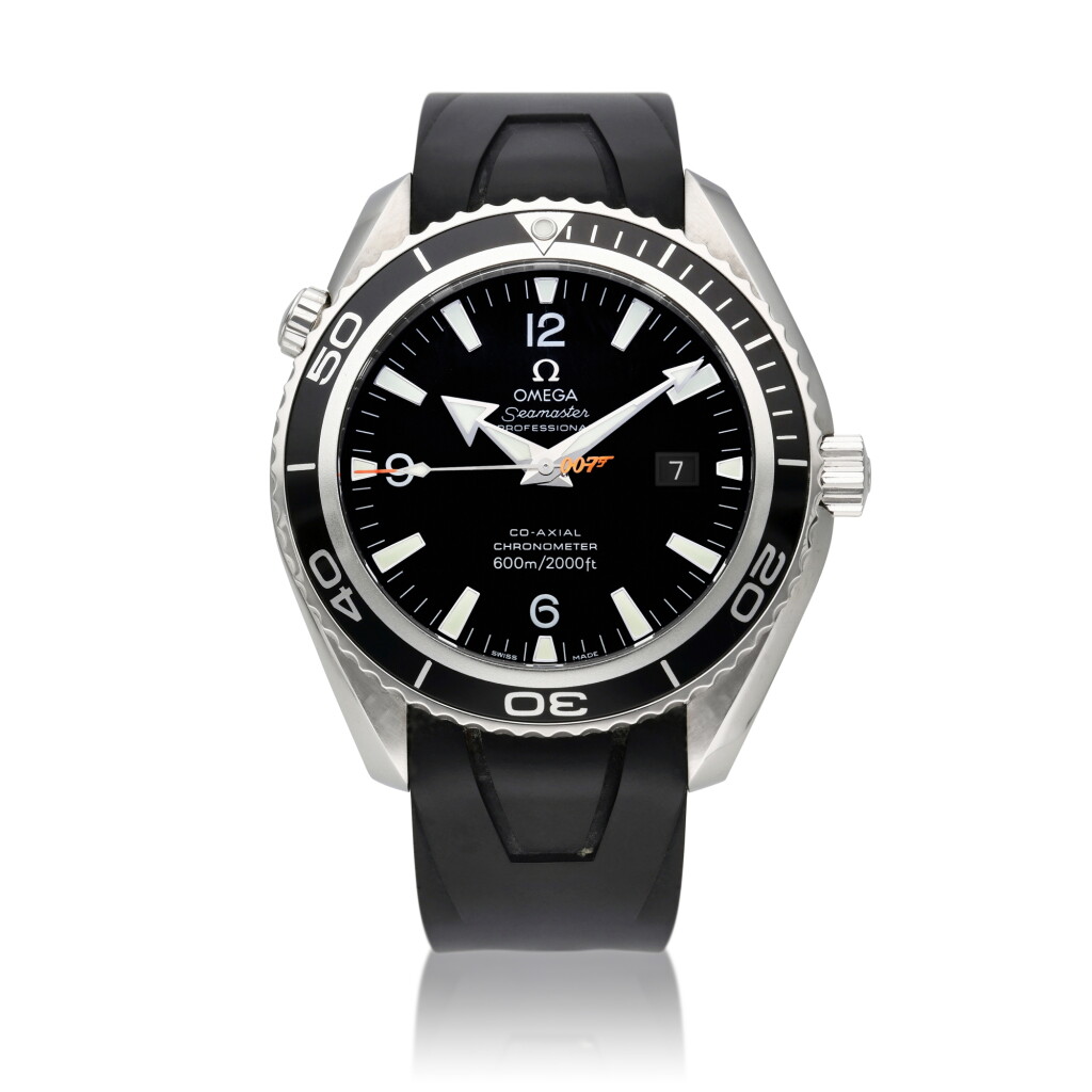 View full screen - View 1 of Lot 131. Reference 2907.50.91 Seamaster Planet Ocean 'Casino Royale 007' | A limited edition stainless steel wristwatch with date, Circa 2006.