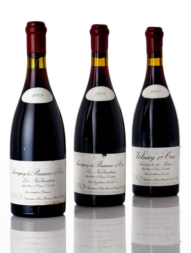 View full screen - View 1 of Lot 7353. Savigny lès Beaune, Narbantons 2009 Domaine Leroy (3 BT).