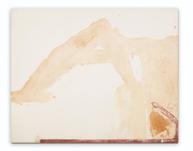 View full screen - View 1 of Lot 122. White on White Space (Blanco sobre espacio blanco).