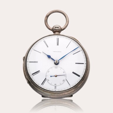 View full screen - View 1 of Lot 629. Three silver open faced pocket chronometers, Movements early 19th century.