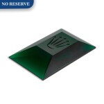 LARGE GREEN RESIN PAPER WEIGHT