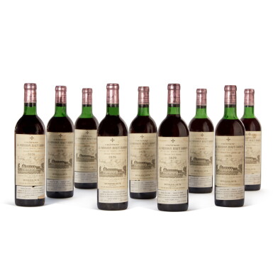 View full screen - View 1 of Lot 165. Château La Mission Haut-Brion 1970 (9 BT).