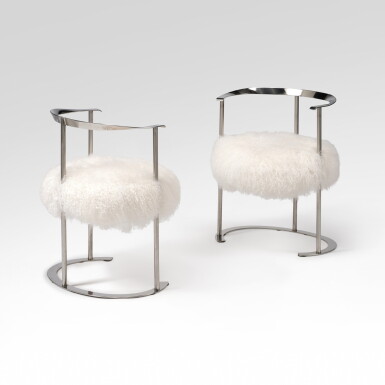 View full screen - View 1 of Lot 71. Pair of Catilina armchairs, model no. P4.