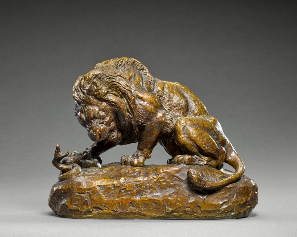 View full screen - View 1 of Lot 272. Lion au serpent n° 1 (Lion and Snake).