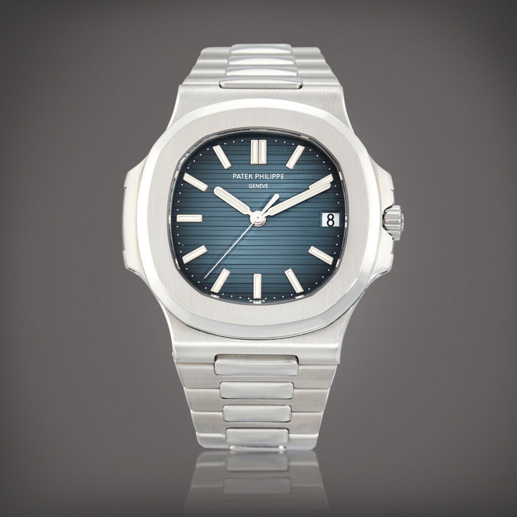 全螢幕檢視 - 查看2114Nautilus, Reference 5711 | A stainless steel bracelet watch with date, Circa 2010 | 百達翡麗 | Nautilus 型號5711 | 精鋼鏈帶腕錶,備日期顯示,約2010年製的1