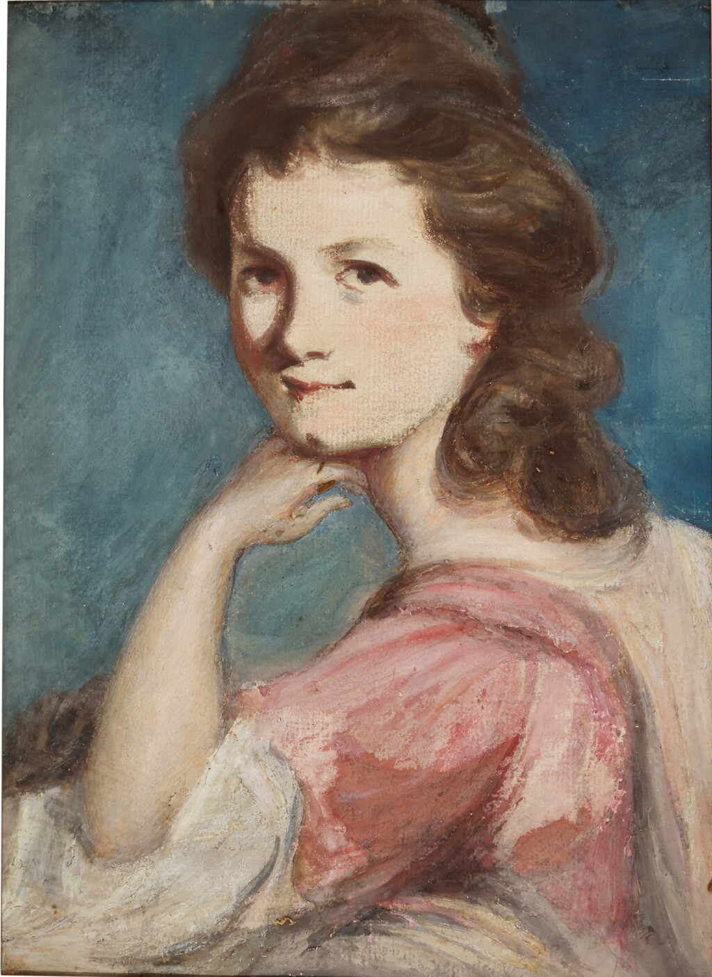 View full screen - View 1 of Lot 154. Portrait of Theophila Palmer, later Mrs Gwatkin (1757-1848).