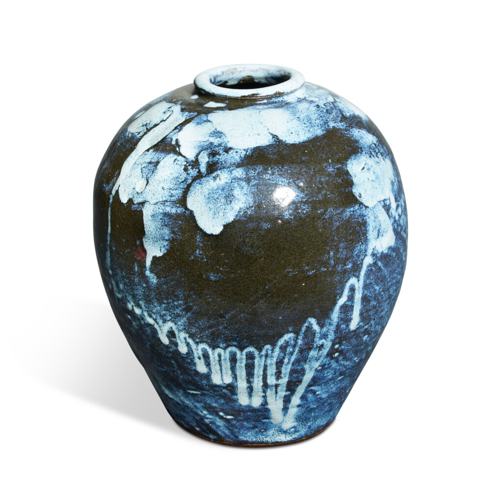 View full screen - View 1 of Lot 766. Magnificent Blue Vase.