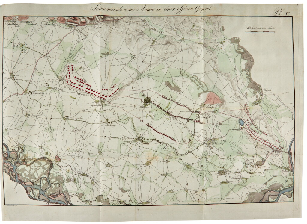 View full screen - View 1 of Lot 24. Archduke Charles, Duke of Teschen | Grundsätze der höhern Kriegskunst und Beyspiele ihrer zweckmässigen Anwendung für die Generale der Österreichischen Armee, Vienna, 1808.