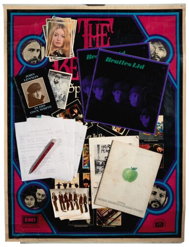 View full screen - View 1 of Lot 19. THE BEATLES | Publicity material including photos and poster, 1967-1971.