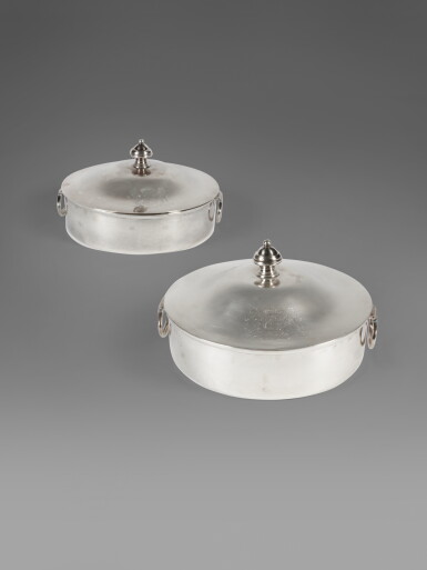 View full screen - View 1 of Lot 660. A Pair of George III Silver Entrée Dishes and Covers, Fogelberg & Gilbert, London, 1791.