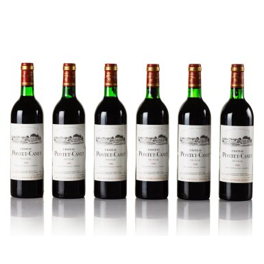 View full screen - View 1 of Lot 445. Château Pontet Canet 1982 (12 BT).