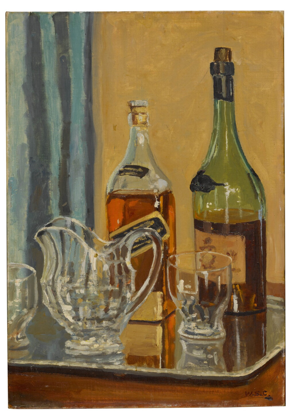 View full screen - View 1 of Lot 316. JUG WITH BOTTLES.
