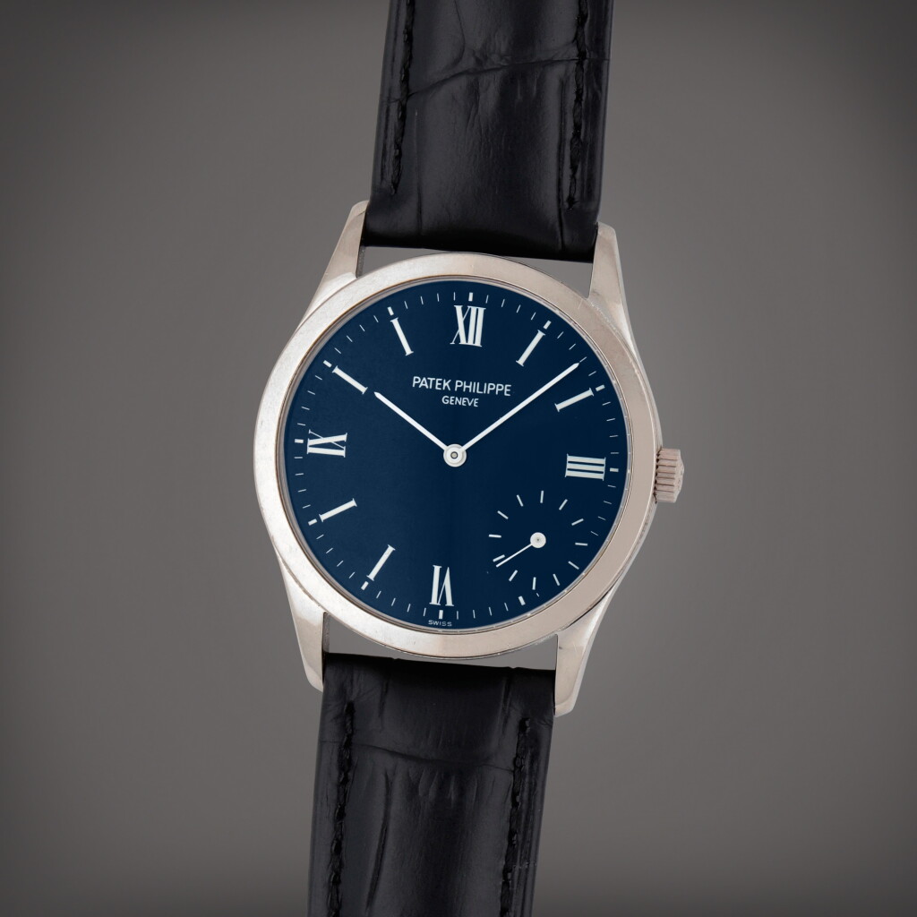 View full screen - View 1 of Lot 223. Reference 5026G-015 | A white gold wristwatch | Circa 2001.