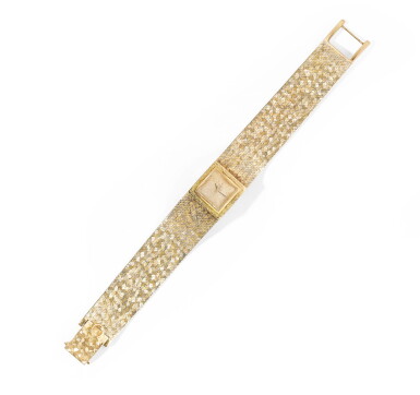 View full screen - View 1 of Lot 63. OMEGA | MONTRE BRACELET DE DAME OR | LADY'S GOLD WRISTWATCH.