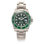 Rolex | Submariner "Hulk", Reference 116610LV, A stainless steel wristwatch with date and bracelet, Circa 2019 | 勞力士 |Submariner “Hulk” 型號116610LV 精鋼鏈帶腕錶,備日期顯示,約2019年製