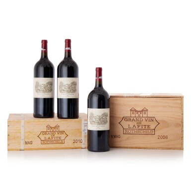 View full screen - View 1 of Lot 7106. Château Lafite 2010 (3 MAG).