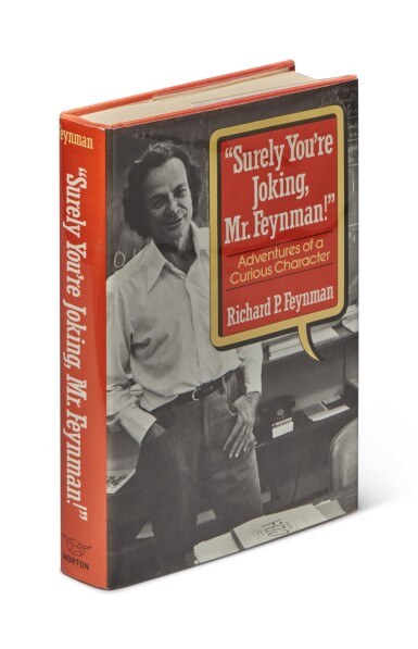 View full screen - View 1 of Lot 78. Feynman, Richard P. "Surely You're Joking Mr. Feynman." First edition, signed by Feynman.