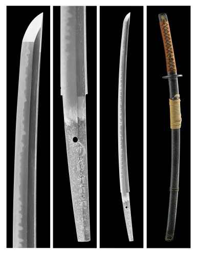 View full screen - View 1 of Lot 33. An Osaka katana | Signed Tango no kami Naomichi | Edo period, 17th century.