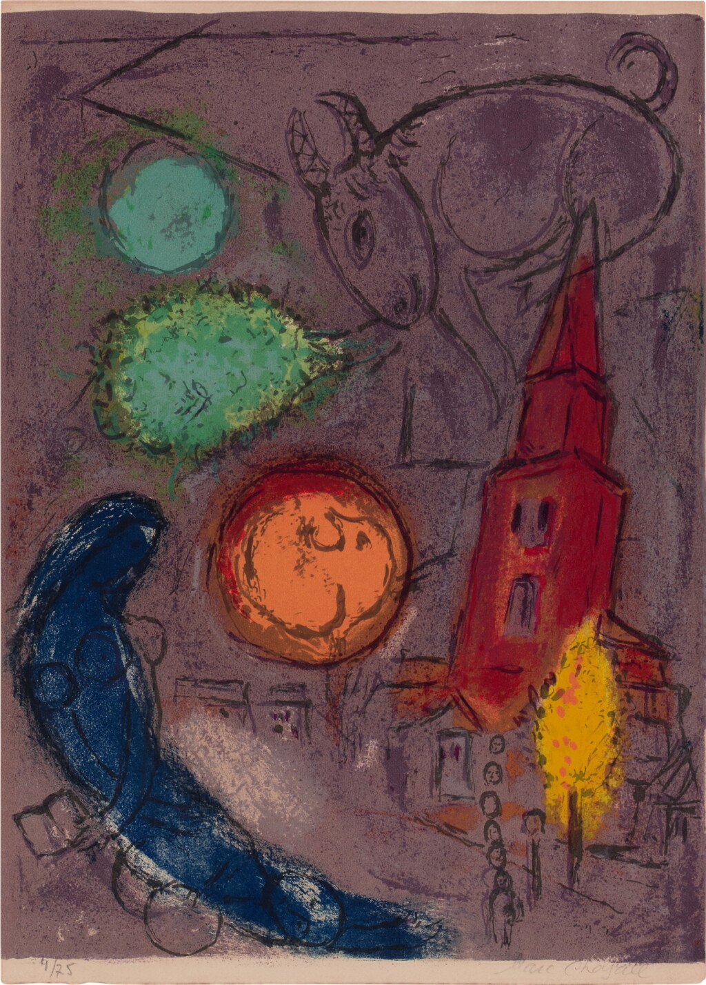 View full screen - View 1 of Lot 2300. Three Prints (Mourlot 100; 312; and 313).