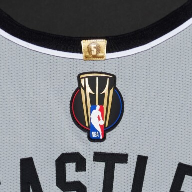 View full screen - View 1 of Lot 5. Stephon Castle 'NBA Cup Finals' San Antonio Spurs 2025-2026 Game Worn Statement Edition Jersey | Matched to 4 Games | 2 Double-Doubles.